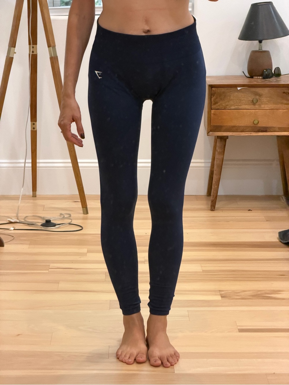 Gymshark Navy blue leggings sz M #activewear #yoga